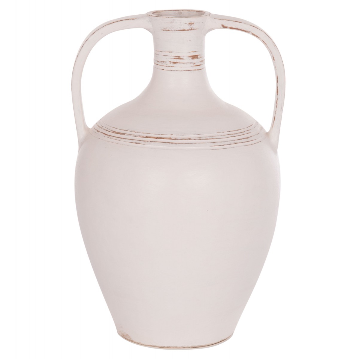 ΔΙΑΚΟΣΜΗΤΙΚΟΣ ΑΜΦΟΡΕΑΣ FEAX HM4676.02L ΛΕΥΚΗ ΤΕΡΑΚΟΤΑ--35x35x58Υεκ.