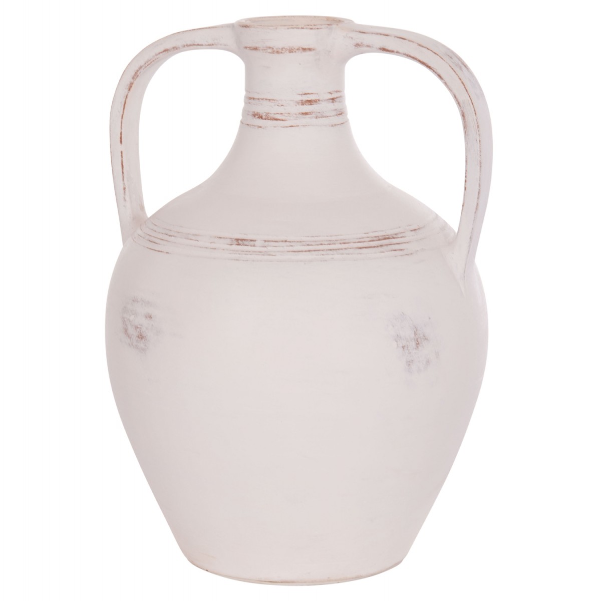 ΔΙΑΚΟΣΜΗΤΙΚΟΣ ΑΜΦΟΡΕΑΣ FEAX HM4676.02S ΛΕΥΚΗ ΤΕΡΑΚΟΤΑ--35x35x48Υεκ.