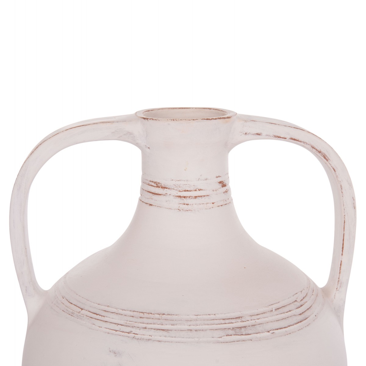 ΔΙΑΚΟΣΜΗΤΙΚΟΣ ΑΜΦΟΡΕΑΣ FEAX HM4676.02S ΛΕΥΚΗ ΤΕΡΑΚΟΤΑ--35x35x48Υεκ.