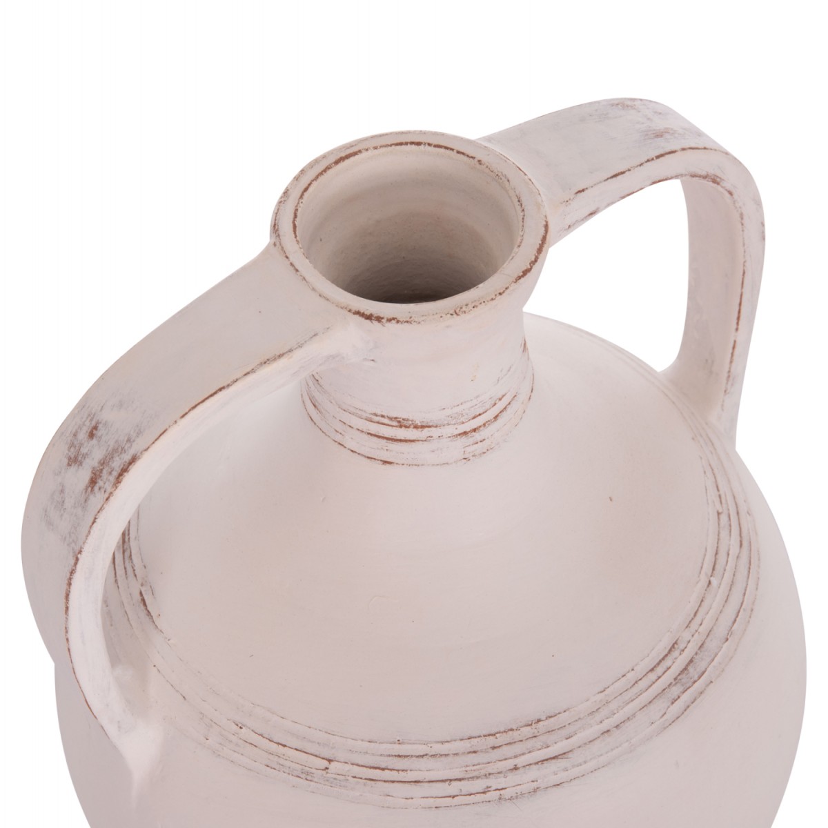 ΔΙΑΚΟΣΜΗΤΙΚΟΣ ΑΜΦΟΡΕΑΣ FEAX HM4676.02S ΛΕΥΚΗ ΤΕΡΑΚΟΤΑ--35x35x48Υεκ.