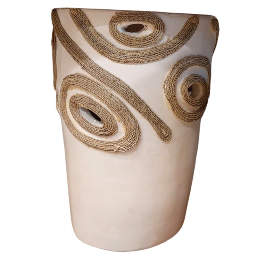 ΕΠΙΤΡΑΠΕΖΙΟ ΔΙΑΚΟΣΜΗΤΙΚΟ ΒΑΖΟ DEAN HM4677.02L ΤΕΡΑΚΟΤΑ ΣΕ ΚΡΕΜ--Φ24x35Υεκ.