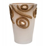 ΕΠΙΤΡΑΠΕΖΙΟ ΔΙΑΚΟΣΜΗΤΙΚΟ ΒΑΖΟ DEAN HM4677.02S ΤΕΡΑΚΟΤΑ ΣΕ ΚΡΕΜ--Φ19x25Υεκ.