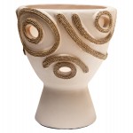 ΕΠΙΤΡΑΠΕΖΙΟ ΔΙΑΚΟΣΜΗΤΙΚΟ ΒΑΖΟ DEAN HM4678.02 ΤΕΡΑΚΟΤΑ ΣΕ ΚΡΕΜ--Φ23x29Υεκ.