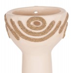 ΕΠΙΤΡΑΠΕΖΙΟ ΔΙΑΚΟΣΜΗΤΙΚΟ DEAN HM4679.02 ΚΡΕΜ ΤΕΡΑΚΟΤΑ & ΣΧΟΙΝΙ AGEL Φ18x35Υεκ