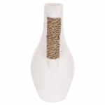 ΕΠΙΤΡΑΠΕΖΙΟ ΔΙΑΚΟΣΜΗΤΙΚΟ ΒΑΖΟ CAMMER HM4687.02L ΤΕΡΑΚΟΤΑ ΣΕ ΛΕΥΚΟ--Φ18x39Υεκ.