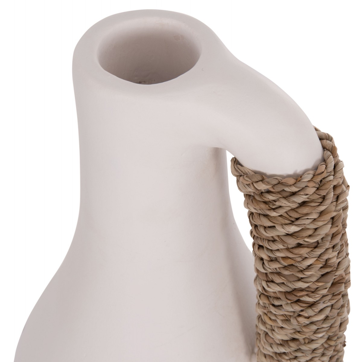 ΕΠΙΤΡΑΠΕΖΙΟ ΔΙΑΚΟΣΜΗΤΙΚΟ ΒΑΖΟ CAMMER HM4687.02L ΤΕΡΑΚΟΤΑ ΣΕ ΛΕΥΚΟ--Φ18x39Υεκ.