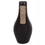 ΕΠΙΤΡΑΠΕΖΙΟ ΔΙΑΚΟΣΜΗΤΙΚΟ ΒΑΖΟ CAMMER HM4687.01L ΤΕΡΑΚΟΤΑ ΣΕ ΜΑΥΡΟ--Φ18x39Υεκ.