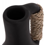 ΕΠΙΤΡΑΠΕΖΙΟ ΔΙΑΚΟΣΜΗΤΙΚΟ ΒΑΖΟ CAMMER HM4687.01L ΤΕΡΑΚΟΤΑ ΣΕ ΜΑΥΡΟ--Φ18x39Υεκ.