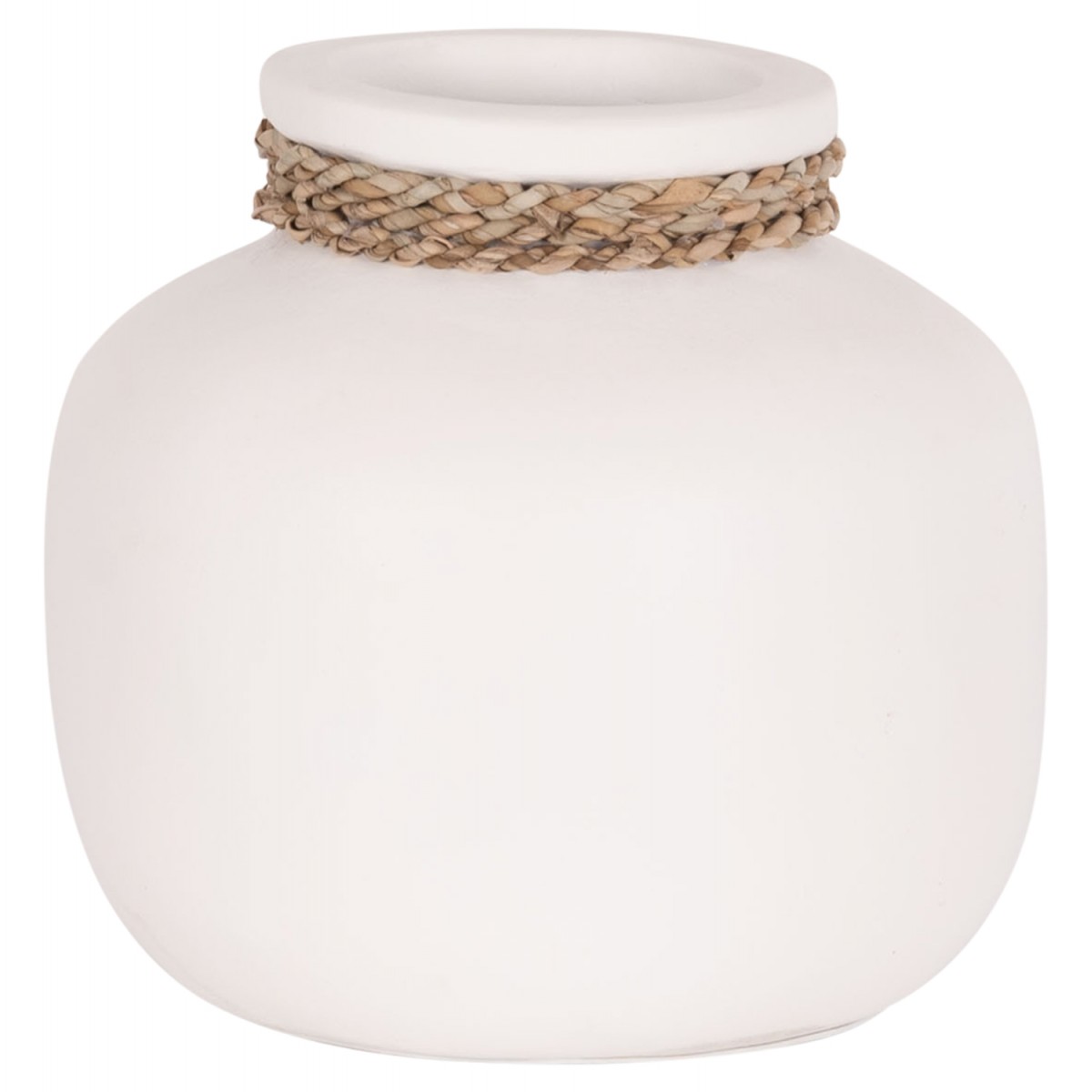 ΕΠΙΤΡΑΠΕΖΙΟ ΔΙΑΚΟΣΜΗΤΙΚΟ ΒΑΖΟ CAMMER HM4687.02S ΤΕΡΑΚΟΤΑ ΣΕ ΛΕΥΚΟ--Φ22x20Υεκ.