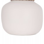 ΕΠΙΤΡΑΠΕΖΙΟ ΔΙΑΚΟΣΜΗΤΙΚΟ ΒΑΖΟ CAMMER HM4687.02S ΤΕΡΑΚΟΤΑ ΣΕ ΛΕΥΚΟ--Φ22x20Υεκ.