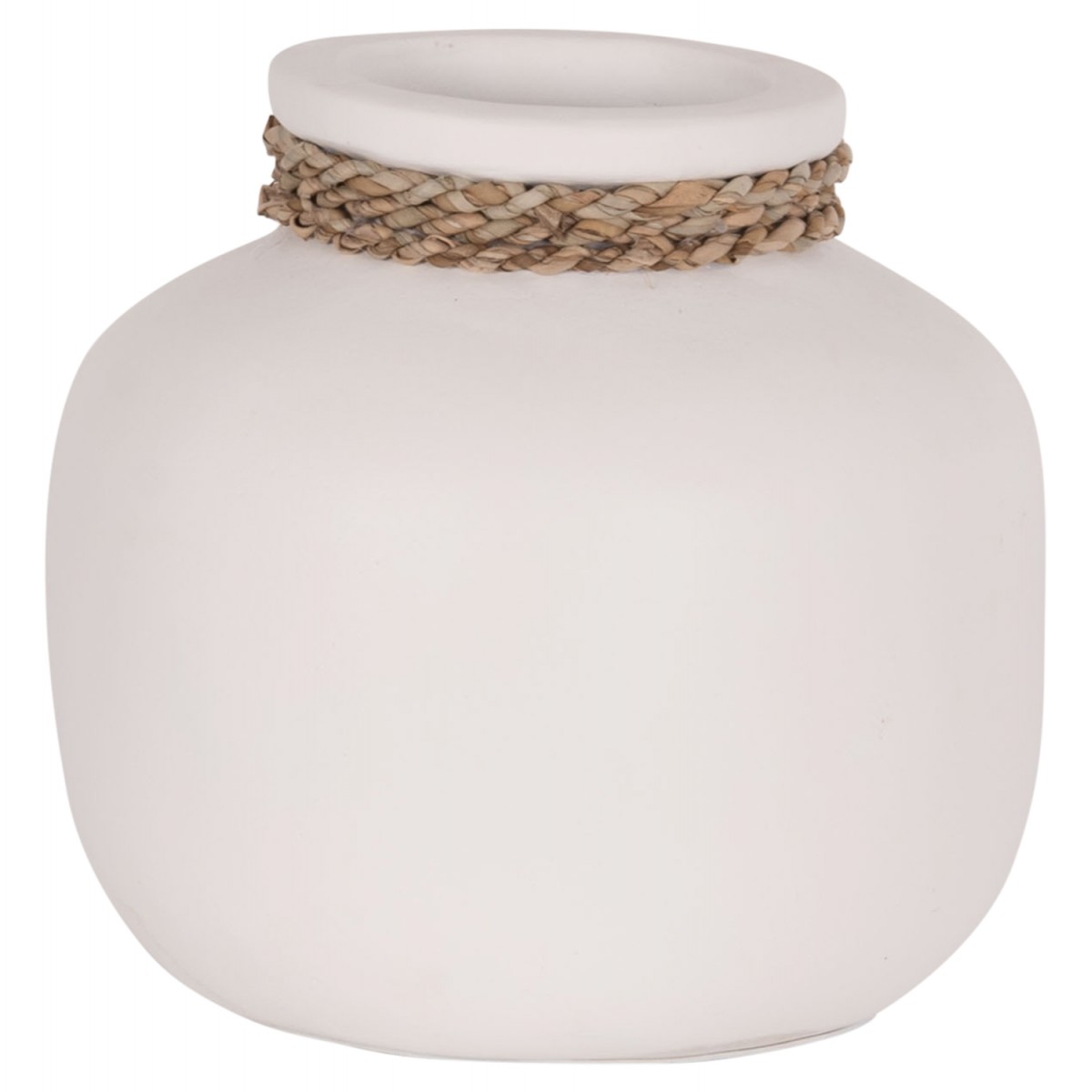 ΕΠΙΤΡΑΠΕΖΙΟ ΔΙΑΚΟΣΜΗΤΙΚΟ ΒΑΖΟ CAMMER HM4687.02S ΤΕΡΑΚΟΤΑ ΣΕ ΛΕΥΚΟ--Φ22x20Υεκ.