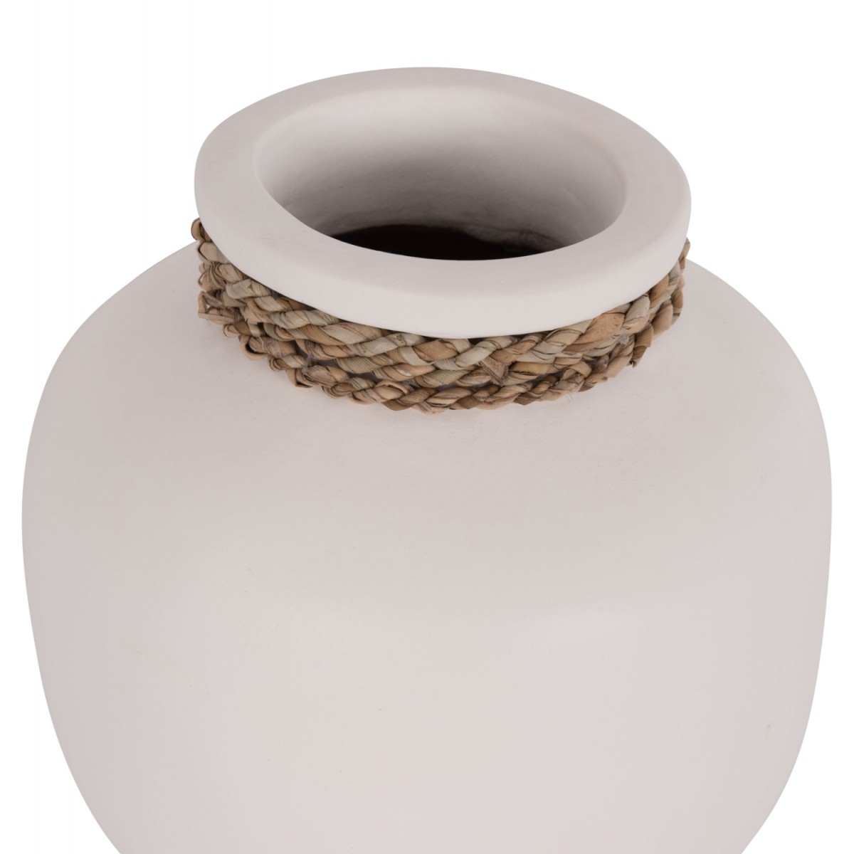 ΕΠΙΤΡΑΠΕΖΙΟ ΔΙΑΚΟΣΜΗΤΙΚΟ ΒΑΖΟ CAMMER HM4687.02S ΤΕΡΑΚΟΤΑ ΣΕ ΛΕΥΚΟ--Φ22x20Υεκ.