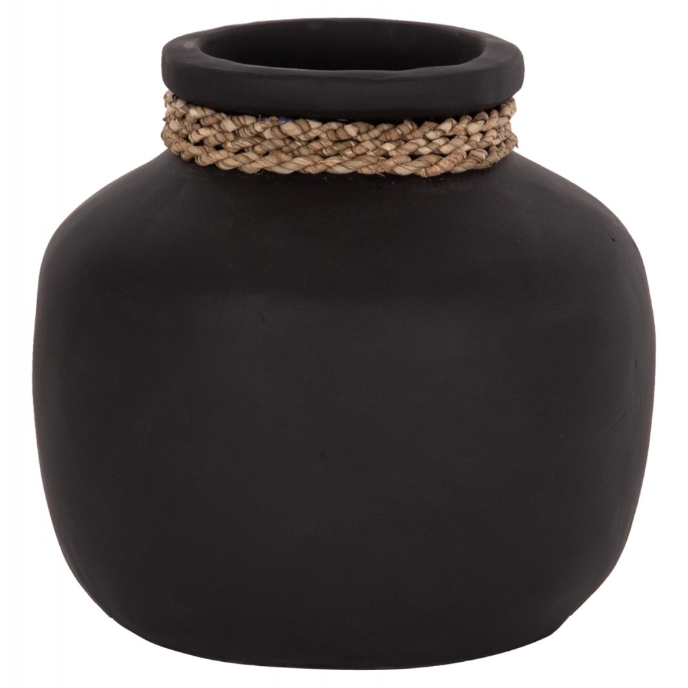 ΕΠΙΤΡΑΠΕΖΙΟ ΔΙΑΚΟΣΜΗΤΙΚΟ ΒΑΖΟ CAMMER HM4687.01S ΤΕΡΑΚΟΤΑ ΣΕ ΜΑΥΡΟ--Φ22x20Υεκ.