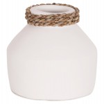 ΕΠΙΤΡΑΠΕΖΙΟ ΔΙΑΚΟΣΜΗΤΙΚΟ ΒΑΖΟ CAMMER HM4687.02XS ΤΕΡΑΚΟΤΑ ΣΕ ΛΕΥΚΟ--Φ16x15Υεκ.