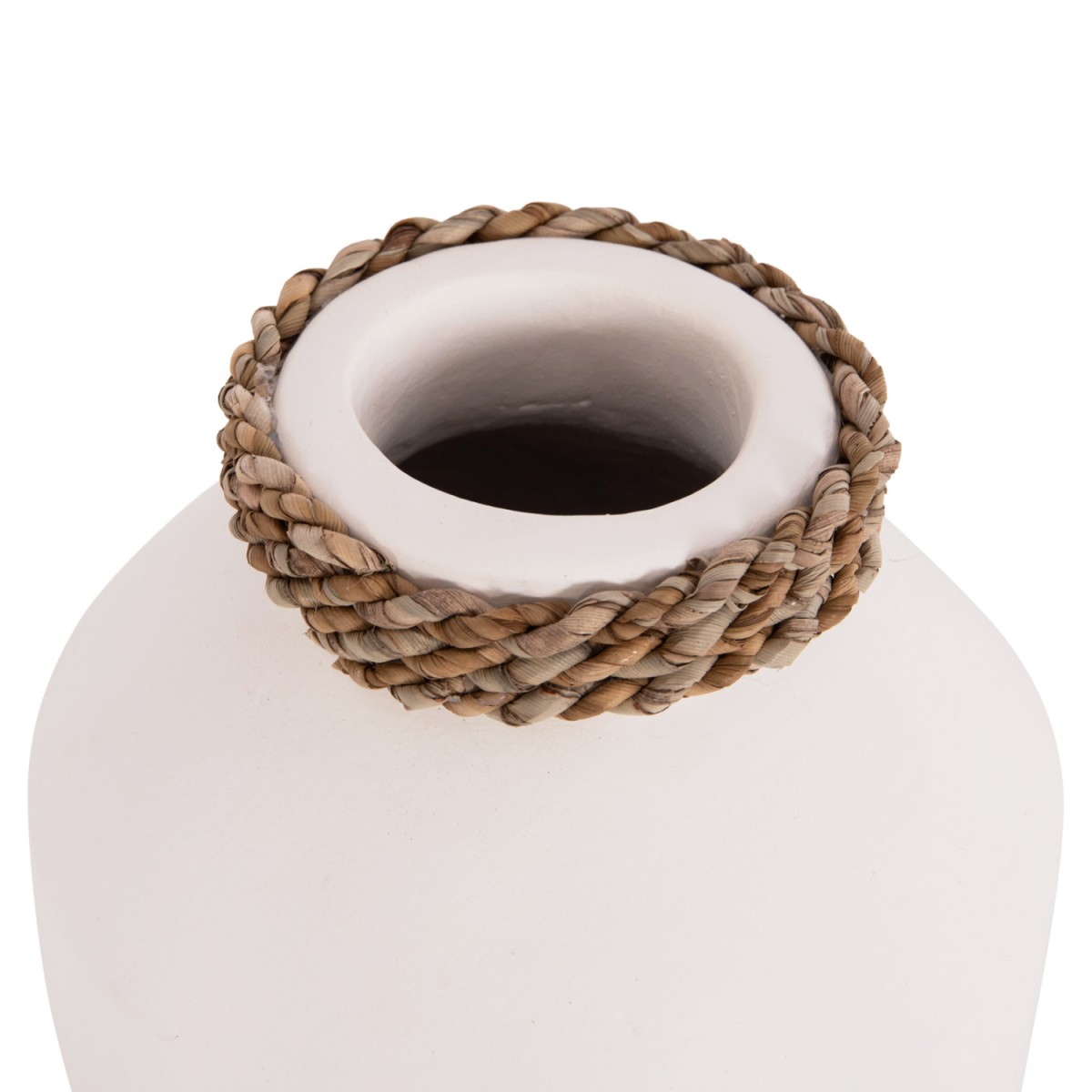 ΕΠΙΤΡΑΠΕΖΙΟ ΔΙΑΚΟΣΜΗΤΙΚΟ ΒΑΖΟ CAMMER HM4687.02XS ΤΕΡΑΚΟΤΑ ΣΕ ΛΕΥΚΟ--Φ16x15Υεκ.