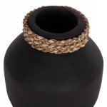 ΕΠΙΤΡΑΠΕΖΙΟ ΔΙΑΚΟΣΜΗΤΙΚΟ ΒΑΖΟ CAMMER HM4687.01XS ΤΕΡΑΚΟΤΑ ΣΕ ΜΑΥΡΟ--Φ16x15Υεκ.