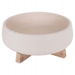 ΓΛΑΣΤΡΑ ΕΣ.ΧΩΡΟΥ FRELLO HM4674.02M ΛΕΥΚΟ FIBER CEMENT--TEAK ΒΑΣΗ 27x26,5x12Υεκ.