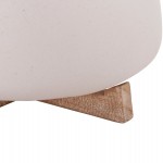 ΓΛΑΣΤΡΑ ΕΣ.ΧΩΡΟΥ FRELLO HM4674.02M ΛΕΥΚΟ FIBER CEMENT--TEAK ΒΑΣΗ 27x26,5x12Υεκ.