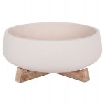 ΓΛΑΣΤΡΑ ΕΣ.ΧΩΡΟΥ FRELLO HM4674.02M ΛΕΥΚΟ FIBER CEMENT--TEAK ΒΑΣΗ 27x26,5x12Υεκ.