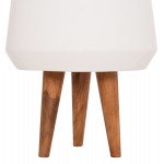 ΓΛΑΣΤΡΑ ΕΣΩΤ.ΧΩΡΟΥ QUAN HM4680.02M FIBER CEMENT ΛΕΥΚΟ--ΒΑΣΗ TEAK Φ35x50Υεκ