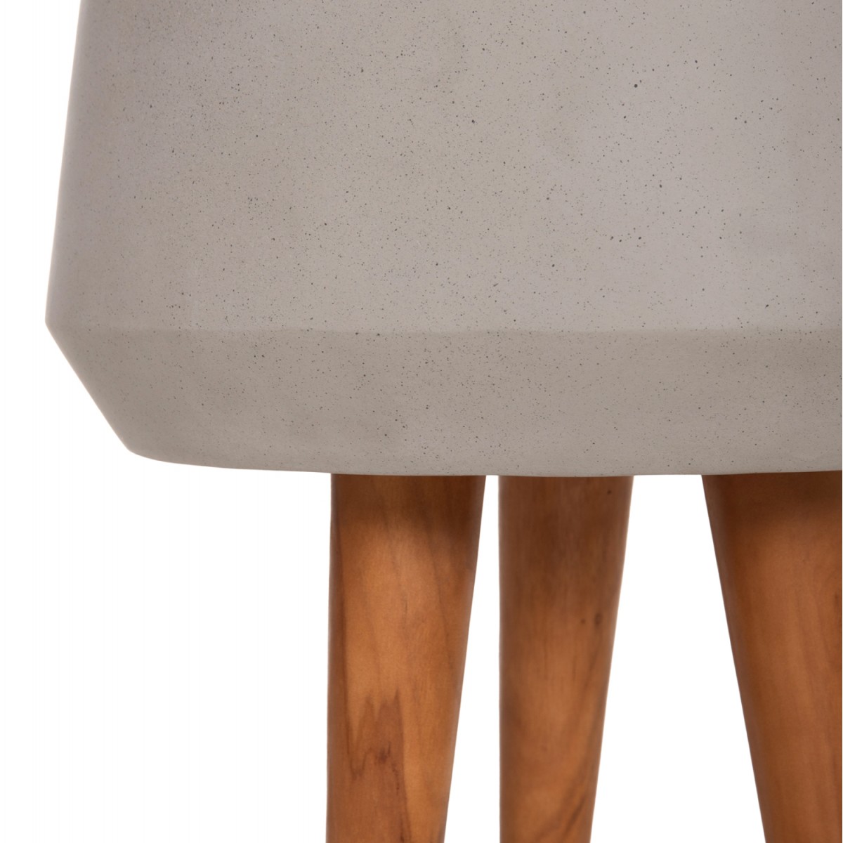 ΓΛΑΣΤΡΑ ΕΣΩΤ.ΧΩΡΟΥ QUAN HM4680.03M FIBER CEMENT ΓΚΡΙ--ΒΑΣΗ TEAK Φ35x50Υεκ