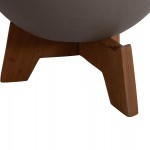 ΣΕΤ 3 ΓΛΑΣΤΡΕΣ ΜΕ TEAK ΒΑΣΕΙΣ TRYLL HM4681.03 FIBER CEMENT--ΓΚΡΙ