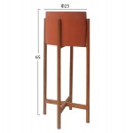 ΓΛΑΣΤΡΑ ΕΣΩΤ.ΧΩΡΟΥ RENTIL HM4684.08L FIBER CEMENT ΧΡΩΜΑ ΤΕΡΑΚΟΤΑ--ΒΑΣΗ TEAK Φ25x65Υ