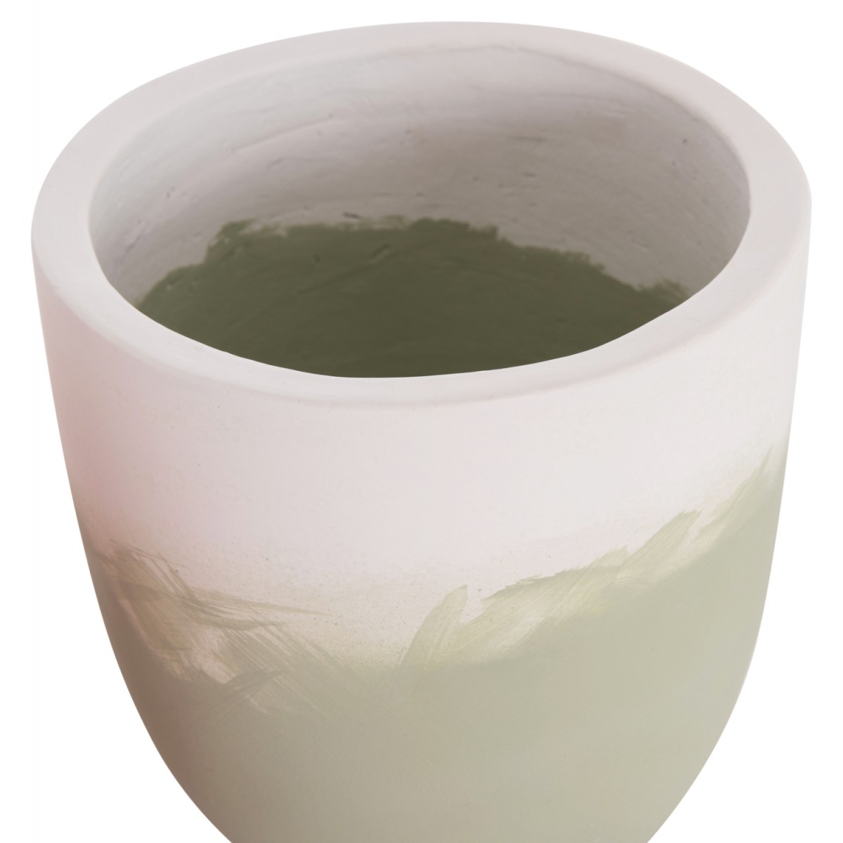 ΓΛΑΣΤΡΕΣ ΣΕΤ 2ΤΜΧ SEON HM4686.09 TERRACOTTA ΣΕ ΛΕΥΚΟ & ΠΡΑΣΙΝΟ--TEAK ΒΑΣΗ