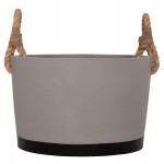 ΓΛΑΣΤΡΑ ΕΣ. ΧΩΡΟΥ ΣΕΙΡΑ TRYLL HM4690L FIBER CEMENT ΓΚΡΙ & ΣΧΟΙΝΙ Φ40x25,5Υεκ.