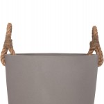 ΓΛΑΣΤΡΑ ΕΣ. ΧΩΡΟΥ ΣΕΙΡΑ TRYLL HM4690L FIBER CEMENT ΓΚΡΙ & ΣΧΟΙΝΙ Φ40x25,5Υεκ.