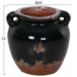 ΔΙΑΚΟΣΜΗΤΙΚΟ ΒΑΖΟ HM4380 ΤΕΡΑΚΟΤΑ ΣΕ ANTIQUE ΠΡΑΣΙΝΗ ΑΠΟΧΡΩΣΗ Φ26Χ26Yεκ.