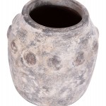 ΔΙΑΚΟΣΜΗΤΙΚΟ ΕΠΙΤΡΑΠΕΖΙΟ ΒΑΖΟ VERMO HM4392 ΤΕΡΑΚΟΤΑ ΣΕ ΓΚΡΙ Φ20x19Υεκ.