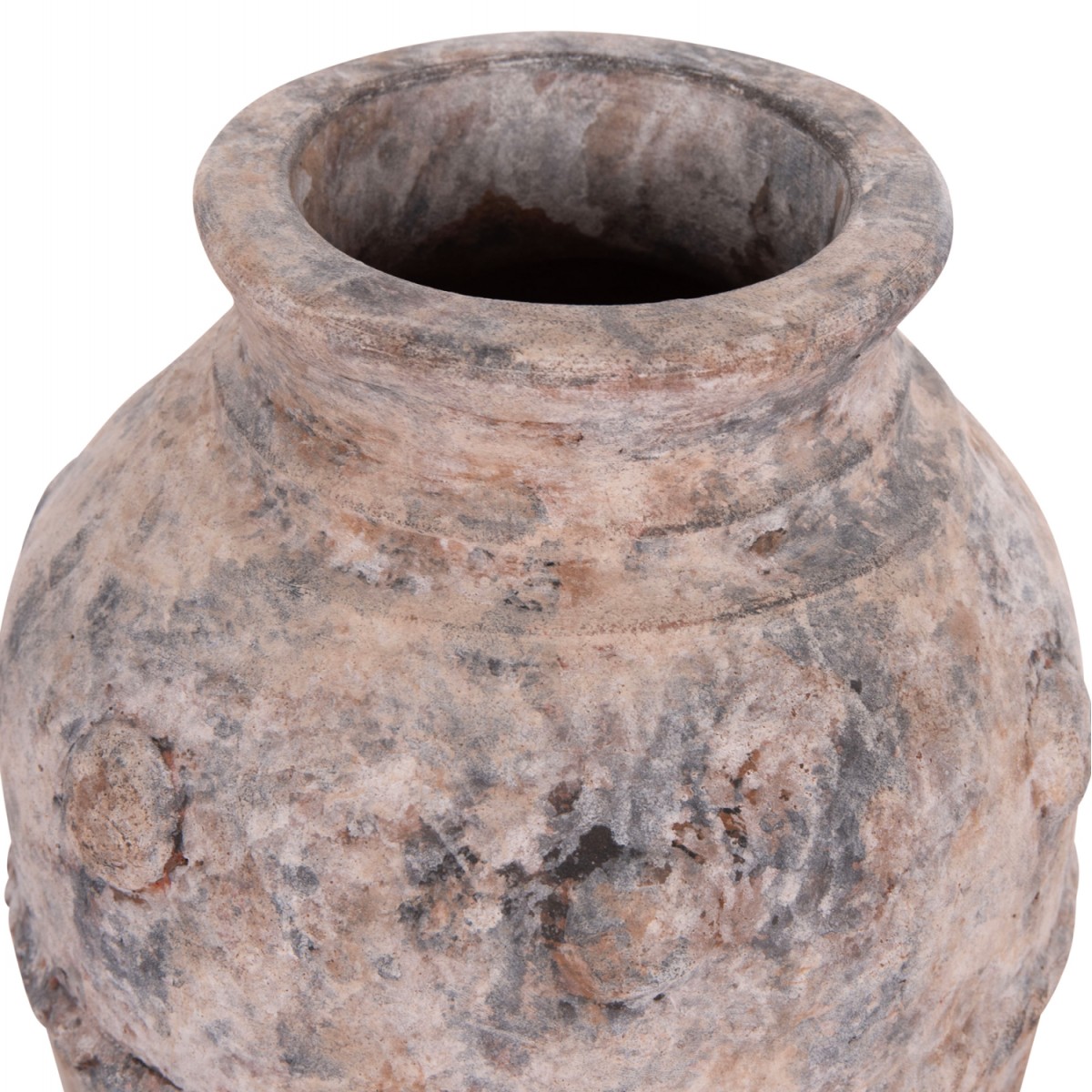 ΔΙΑΚΟΣΜΗΤΙΚΟ ΕΠΙΤΡΑΠΕΖΙΟ ΒΑΖΟ VERMO HM4395 ΤΕΡΑΚΟΤΑ ΣΕ ΓΚΡΙ Φ17x19Υεκ.