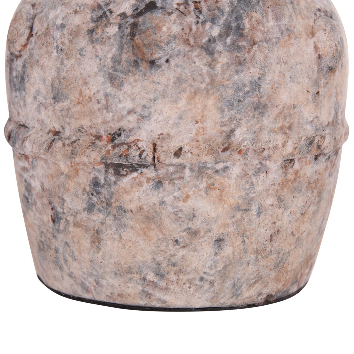 ΔΙΑΚΟΣΜΗΤΙΚΟ ΕΠΙΤΡΑΠΕΖΙΟ ΒΑΖΟ VERMO HM4395 ΤΕΡΑΚΟΤΑ ΣΕ ΓΚΡΙ Φ17x19Υεκ.