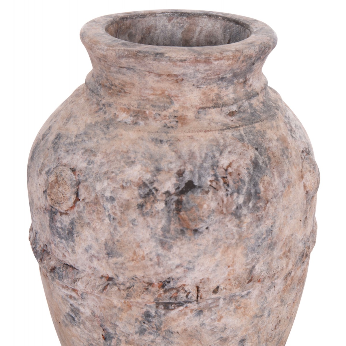 ΔΙΑΚΟΣΜΗΤΙΚΟ ΕΠΙΤΡΑΠΕΖΙΟ ΒΑΖΟ VERMO HM4395 ΤΕΡΑΚΟΤΑ ΣΕ ΓΚΡΙ Φ17x19Υεκ.