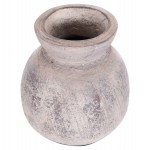 ΔΙΑΚΟΣΜΗΤΙΚΟ ΕΠΙΤΡΑΠΕΖΙΟ ΒΑΖΟ VERMO HM4396 ΤΕΡΑΚΟΤΑ ΣΕ ΑΝΟΙΧΤΟ ΓΚΡΙ Φ18x19Υεκ.