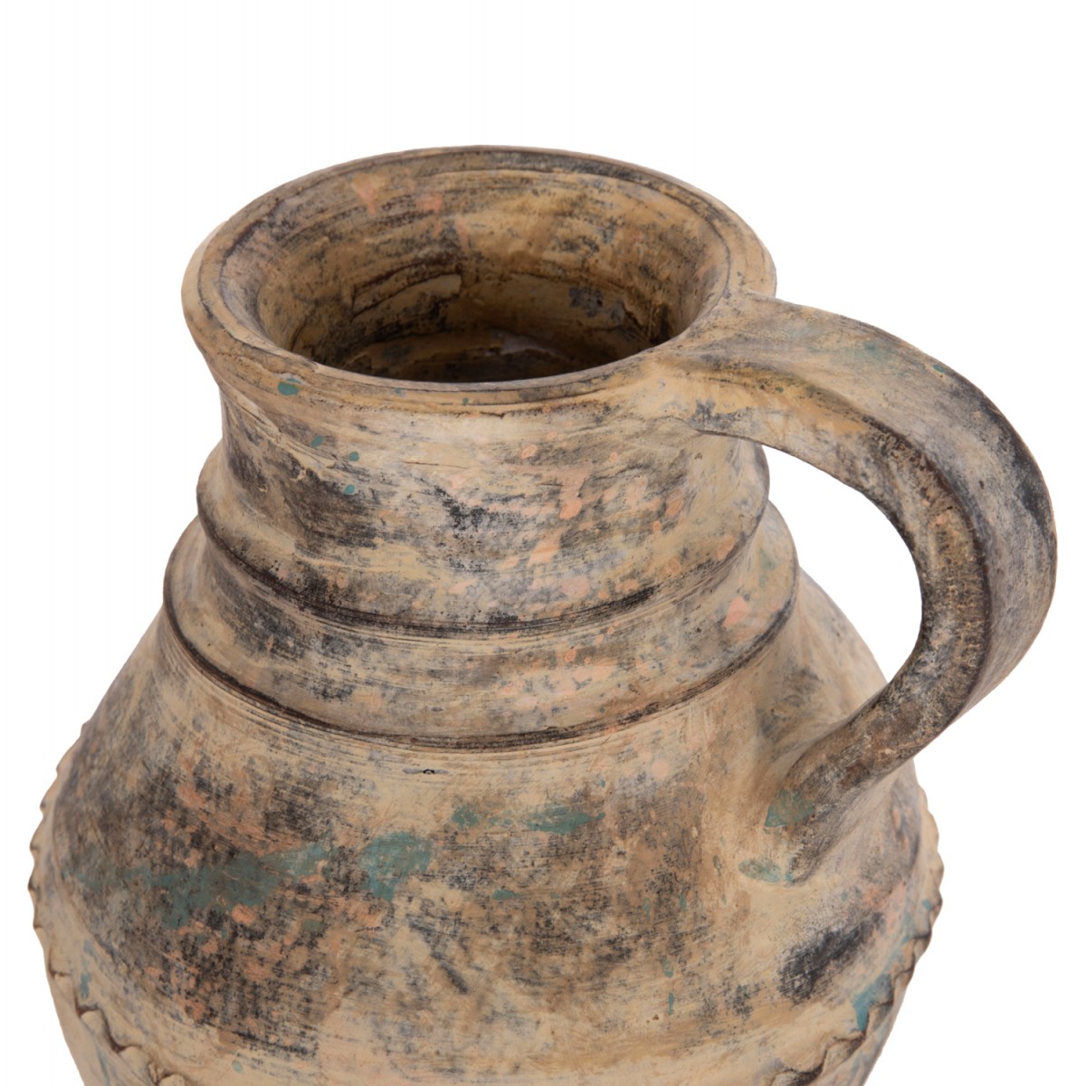 ΔΙΑΚΟΣΜΗΤΙΚΟ ΕΠΙΤΡΑΠΕΖΙΟ ΒΑΖΟ VERMO HM4397 ΤΕΡΑΚΟΤΑ ΣΕ ΚΡΕΜ Φ20x20.5Υεκ.