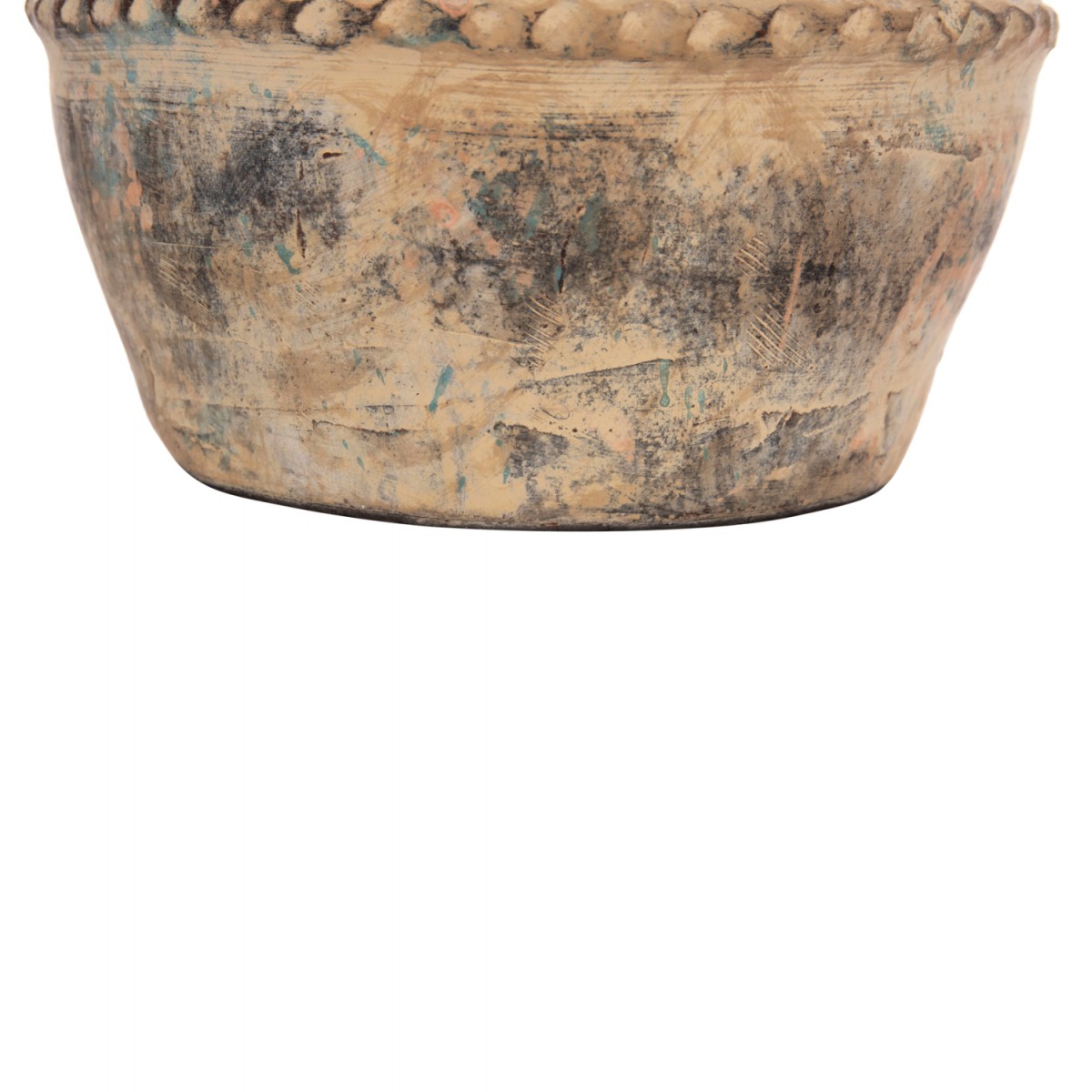 ΔΙΑΚΟΣΜΗΤΙΚΟ ΕΠΙΤΡΑΠΕΖΙΟ ΒΑΖΟ VERMO HM4397 ΤΕΡΑΚΟΤΑ ΣΕ ΚΡΕΜ Φ20x20.5Υεκ.