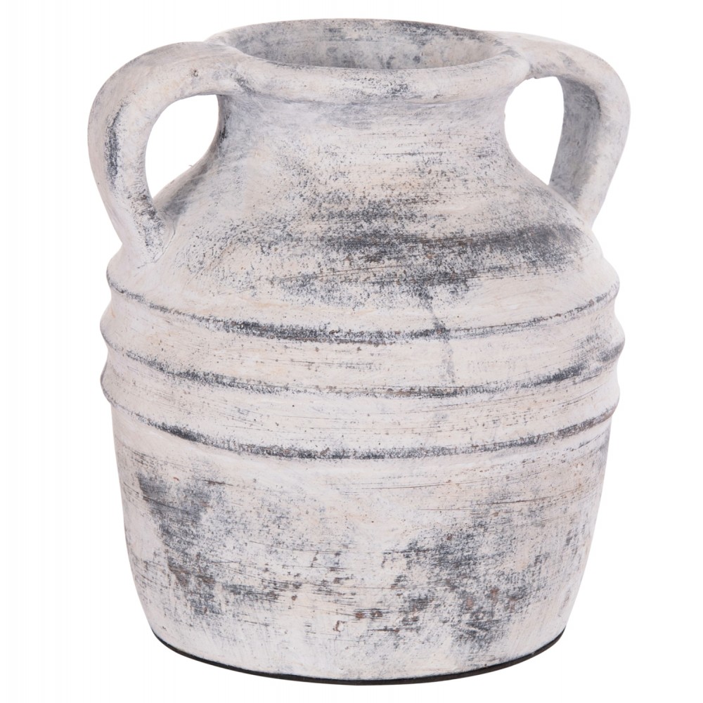 ΔΙΑΚΟΣΜΗΤΙΚΟ ΕΠΙΤΡΑΠΕΖΙΟ ΒΑΖΟ VERMO HM4398 ΤΕΡΑΚΟΤΑ ΣΕ ΑΝΟΙΧΤΟ ΓΚΡΙ Φ21x22Υεκ.