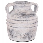 ΔΙΑΚΟΣΜΗΤΙΚΟ ΕΠΙΤΡΑΠΕΖΙΟ ΒΑΖΟ VERMO HM4398 ΤΕΡΑΚΟΤΑ ΣΕ ΑΝΟΙΧΤΟ ΓΚΡΙ Φ21x22Υεκ.