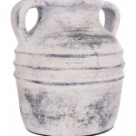 ΔΙΑΚΟΣΜΗΤΙΚΟ ΕΠΙΤΡΑΠΕΖΙΟ ΒΑΖΟ VERMO HM4398 ΤΕΡΑΚΟΤΑ ΣΕ ΑΝΟΙΧΤΟ ΓΚΡΙ Φ21x22Υεκ.