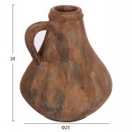 ΔΙΑΚΟΣΜΗΤΙΚΟ ΒΑΖΟ VERMO HM4399 ΤΕΡΑΚΟΤΑ ΣΕ ΠΑΛΑΙΩΜΕΝΟ ΚΑΦΕ Φ25x28Υεκ.