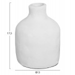 ΔΙΑΚΟΣΜΗΤΙΚΟ ΒΑΖΟ ΣΕΙΡΑ CLAYVON HM4402 ΤΕΡΑΚΟΤΑ ΣΕ ΛΕΥΚΟ Φ13x17,5Υεκ.