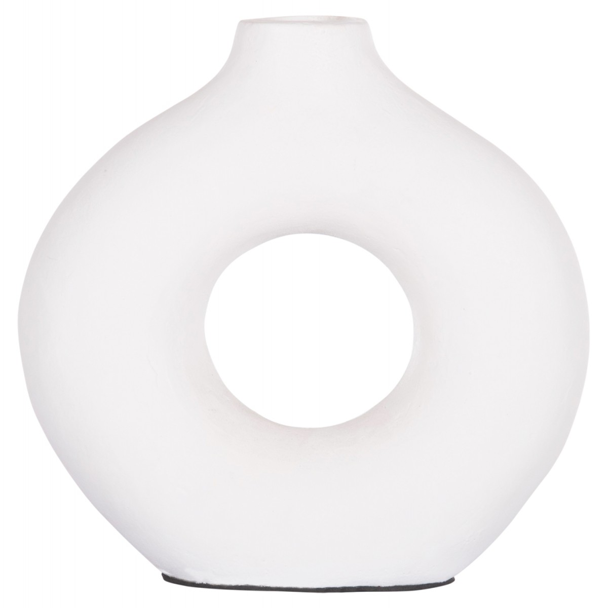 ΔΙΑΚΟΣΜΗΤΙΚΟ ΒΑΖΟ ΣΕΙΡΑ CLAYVON HM4404 ΤΕΡΑΚΟΤΑ ΣΕ ΛΕΥΚΟ 23,5x7x23,5Υεκ.