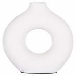 ΔΙΑΚΟΣΜΗΤΙΚΟ ΒΑΖΟ ΣΕΙΡΑ CLAYVON HM4404 ΤΕΡΑΚΟΤΑ ΣΕ ΛΕΥΚΟ 23,5x7x23,5Υεκ.