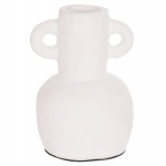 ΔΙΑΚΟΣΜΗΤΙΚΟ ΒΑΖΟ ΣΕΙΡΑ CLAYVON HM4406 ΤΕΡΑΚΟΤΑ ΣΕ ΛΕΥΚΟ Φ14x20Υεκ.