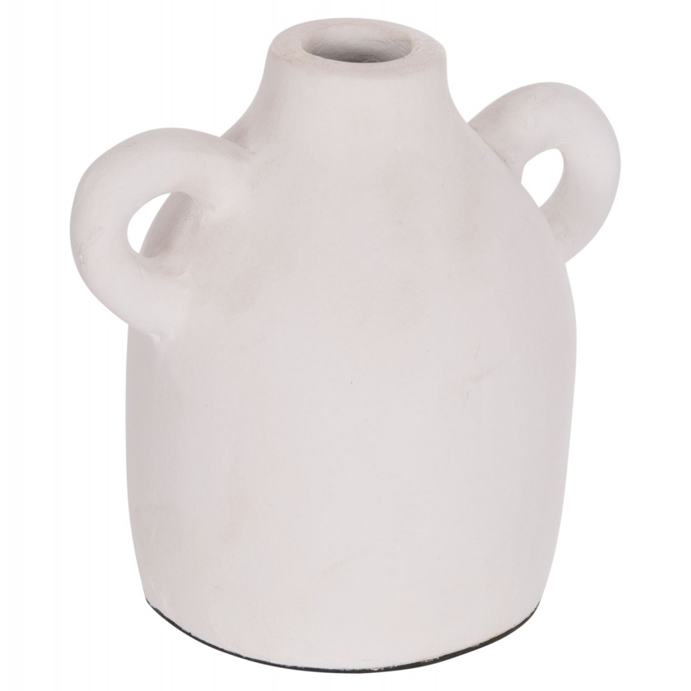 ΔΙΑΚΟΣΜΗΤΙΚΟ ΒΑΖΟ ΣΕΙΡΑ CLAYVON HM4407 ΤΕΡΑΚΟΤΑ ΣΕ ΛΕΥΚΟ 20x12x19Υεκ.