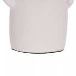 ΔΙΑΚΟΣΜΗΤΙΚΟ ΒΑΖΟ ΣΕΙΡΑ CLAYVON HM4407 ΤΕΡΑΚΟΤΑ ΣΕ ΛΕΥΚΟ 20x12x19Υεκ.