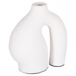 ΔΙΑΚΟΣΜΗΤΙΚΟ ΒΑΖΟ ΣΕΙΡΑ CLAYVON HM4408 ΤΕΡΑΚΟΤΑ ΣΕ ΛΕΥΚΟ 21x10x22Υεκ.