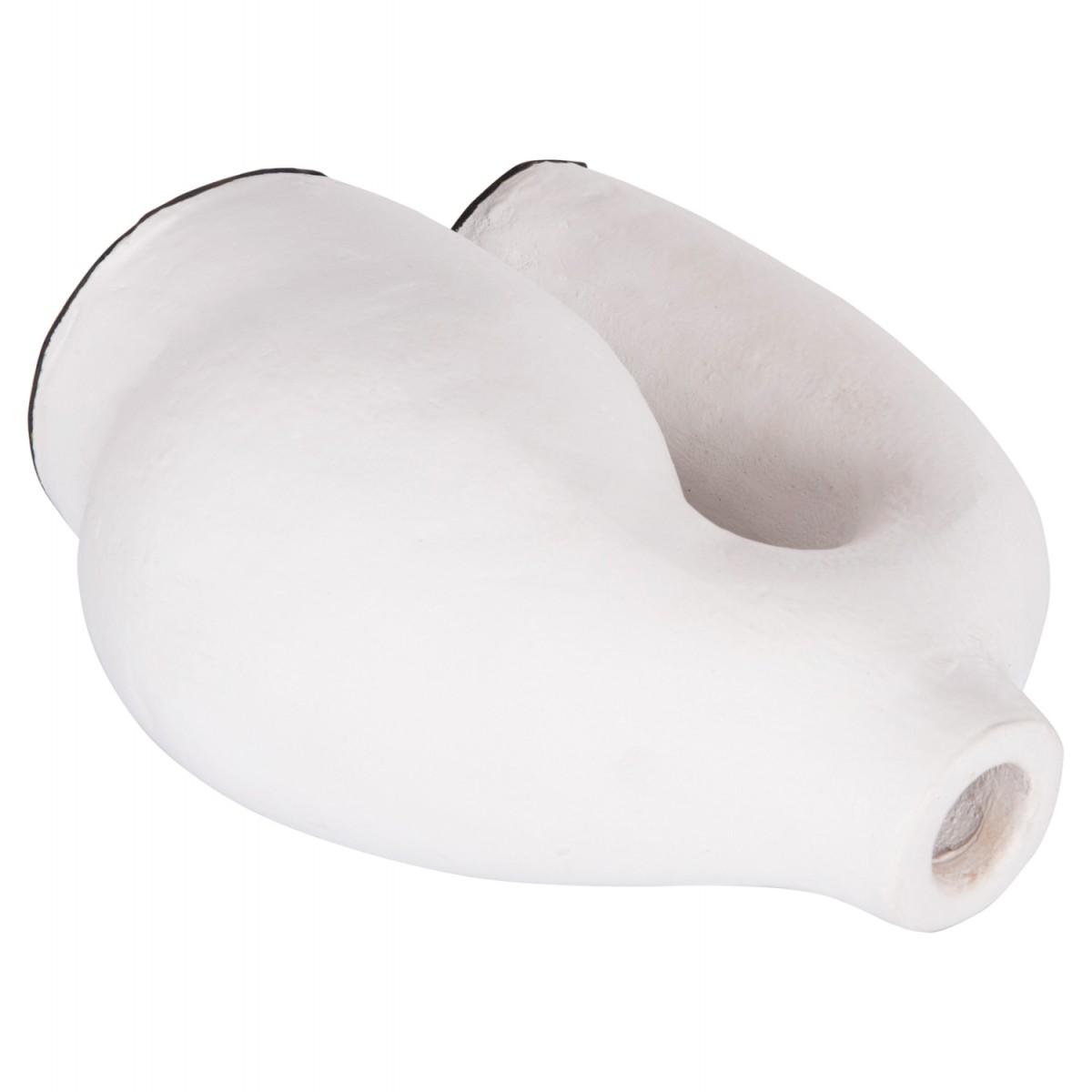 ΔΙΑΚΟΣΜΗΤΙΚΟ ΒΑΖΟ ΣΕΙΡΑ CLAYVON HM4408 ΤΕΡΑΚΟΤΑ ΣΕ ΛΕΥΚΟ 21x10x22Υεκ.